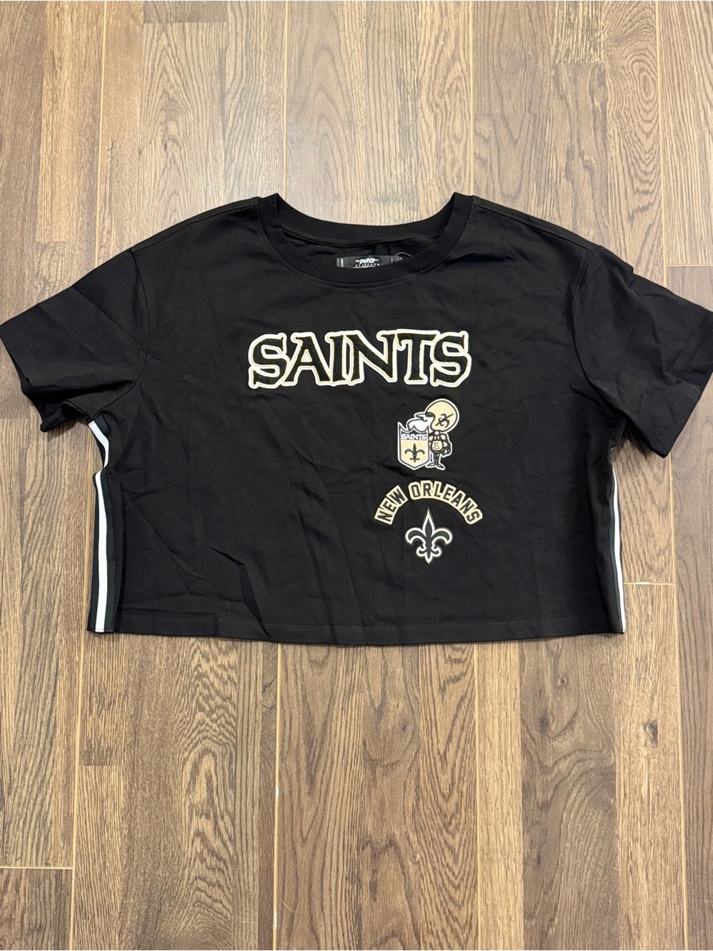 NFL NEW ORLEANS SAINTS RETRO CLASSIC WOMEN'S BOXY TEE